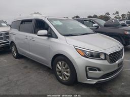 2020 KIA SEDONA LX Gray  Gasoline KNDMB5C16L6587125 photo #2