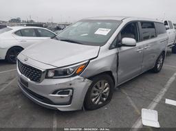 2020 KIA SEDONA LX Gray  Gasoline KNDMB5C16L6587125 photo #3