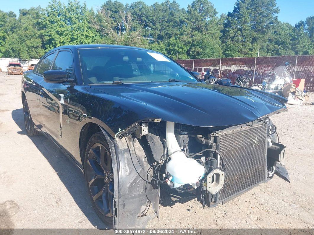 2019 DODGE CHARGER SXT RWD Black  Flexible Fuel 2C3CDXBG8KH549968 photo #1