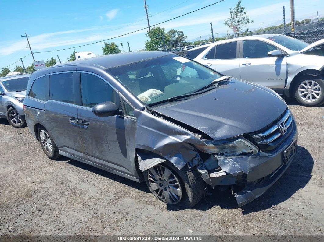 2014 HONDA ODYSSEY LX Silver  Gasoline 5FNRL5H22EB030689 photo #1