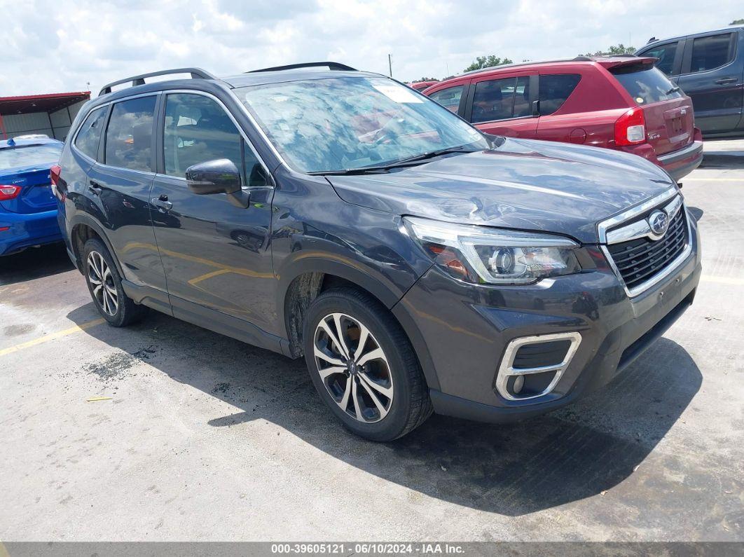 2019 SUBARU FORESTER LIMITED Gray  Gasoline JF2SKAUCXKH544296 photo #1