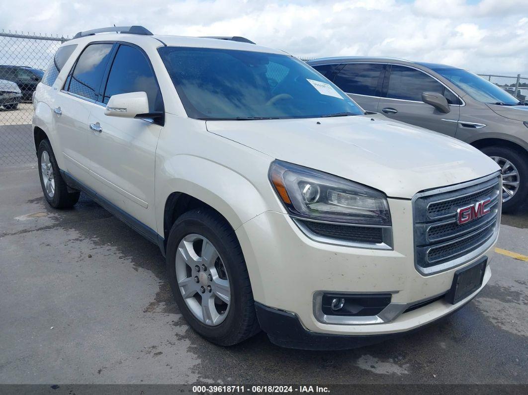 2015 GMC ACADIA SLT-1 White  Gasoline 1GKKRRKD8FJ266991 photo #1