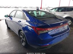 2021 HYUNDAI ELANTRA SEL Blue  Gasoline 5NPLS4AG2MH032208 photo #4