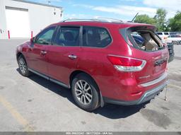 2014 NISSAN PATHFINDER SV Red  Gasoline 5N1AR2MN6EC728886 photo #4