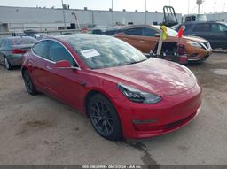 2019 TESLA MODEL 3 LONG RANGE/PERFORMANCE Red  Electric 5YJ3E1EB5KF496674 photo #2