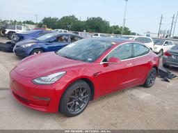 2019 TESLA MODEL 3 LONG RANGE/PERFORMANCE Red  Electric 5YJ3E1EB5KF496674 photo #3