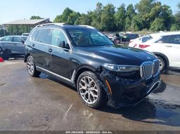 2021 BMW X7 XDRIVE40I Black  Gasoline 5UXCW2C08M9H47724 photo #2