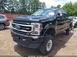 2022 FORD F-250 PLATINUM Black  Diesel 1FT8W2BT6NED32023 photo #3