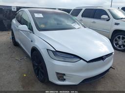 2020 TESLA MODEL X White  Electric 5YJXCBE24LF302036 photo #2