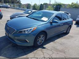 2016 HYUNDAI SONATA Blue  Gasoline 5NPE24AF5GH393579 photo #3