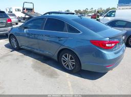 2016 HYUNDAI SONATA Blue  Gasoline 5NPE24AF5GH393579 photo #4