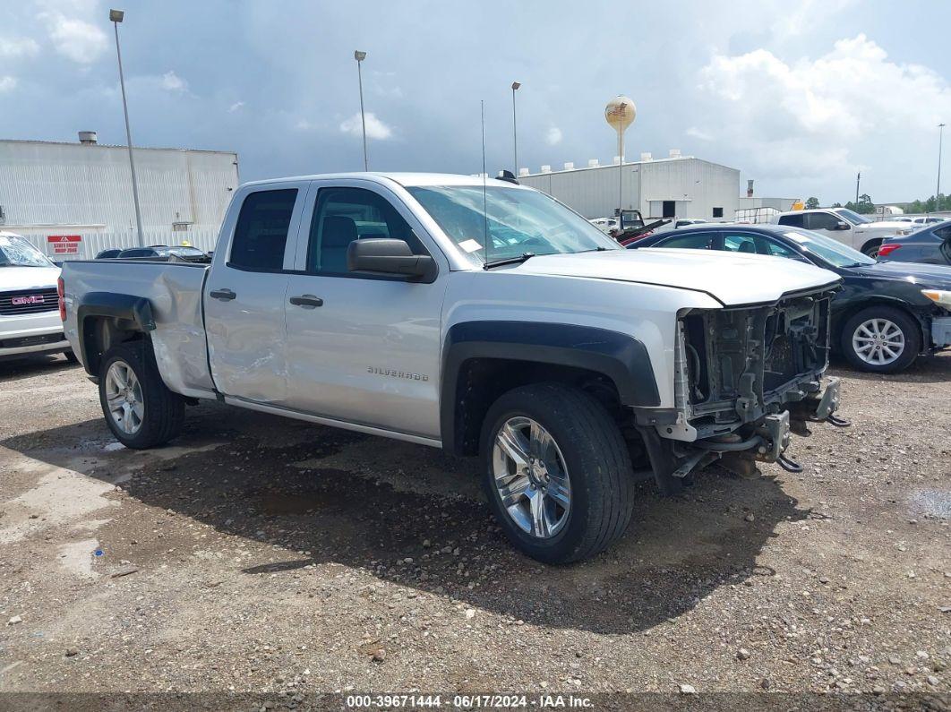 2016 CHEVROLET SILVERADO 1500 CUSTOM Silver  Gasoline 1GCRCPEC9GZ314861 photo #1