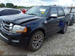 2015 FORD EXPEDITION KING RANCH Black  Gasoline 1FMJU1JTXFEF36579 photo #3