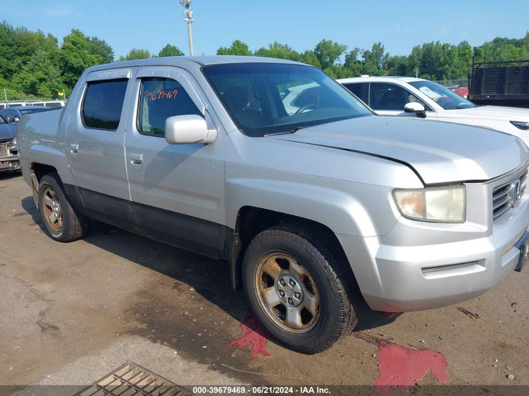 2006 HONDA RIDGELINE RT Silver  Gasoline 2HJYK16266H569351 photo #1