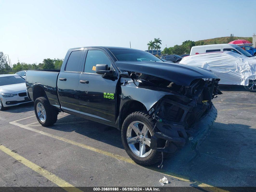 2014 RAM 1500 EXPRESS Black  Gasoline 1C6RR6FT9ES128807 photo #1