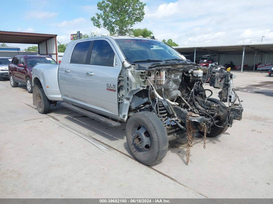 2017 RAM 3500 SLT MEGA CAB 4X4 6'4 BOX Silver  Diesel 3C63RRLL9HG549921 photo #1