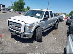 2011 FORD F-350 LARIAT White  Diesel 1FT8W3BTXBEB18489 photo #3