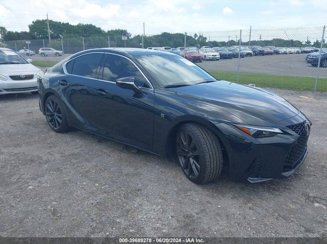 2024 LEXUS IS 350 F SPORT DESIGN Black  Gasoline JTHBZ1B20R5074682 photo #1