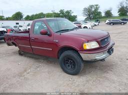 1997 FORD F-150 LARIAT/STANDARD/XL/XLT Maroon  Gasoline 1FTDF18W2VKD24660 photo #2