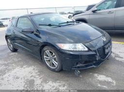 2013 HONDA CR-Z EX Black  Hybrid JHMZF1C66DS003215 photo #2