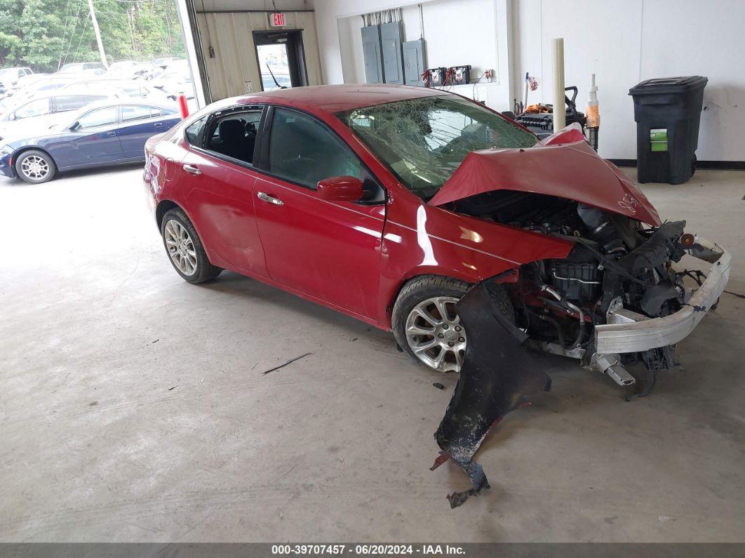 2016 DODGE DART SXT SPORT Red  gas 1C3CDFFA6GD818571 photo #1