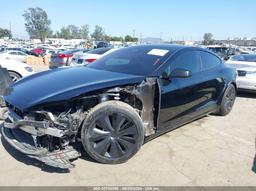 2021 TESLA MODEL S LONG RANGE DUAL MOTOR ALL-WHEEL DRIVE Black  Electric 5YJSA1E54MF447387 photo #3