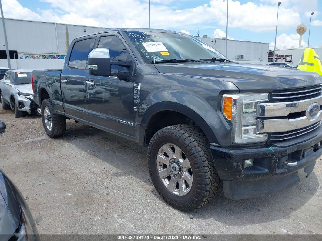 2020 FORD F-250 PLATINUM Gray  Diesel 1FT8W2BT4LEE18234 photo #1