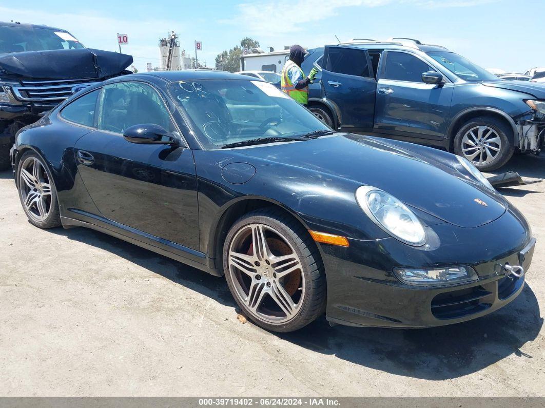 2008 PORSCHE 911 CARRERA 4S/CARRERA S Black  Gasoline WP0AB29948S730764 photo #1