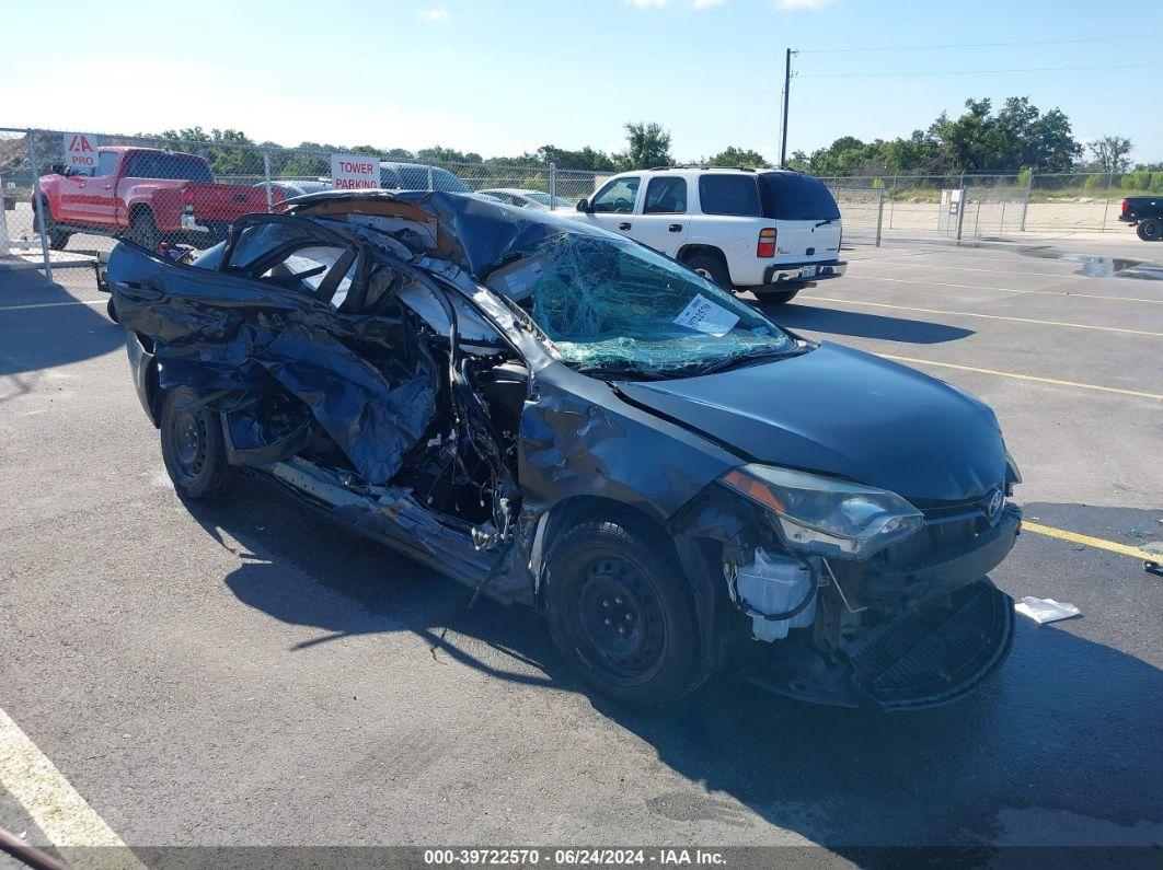 2016 TOYOTA COROLLA LE Blue  Gasoline 5YFBURHE0GP508227 photo #1