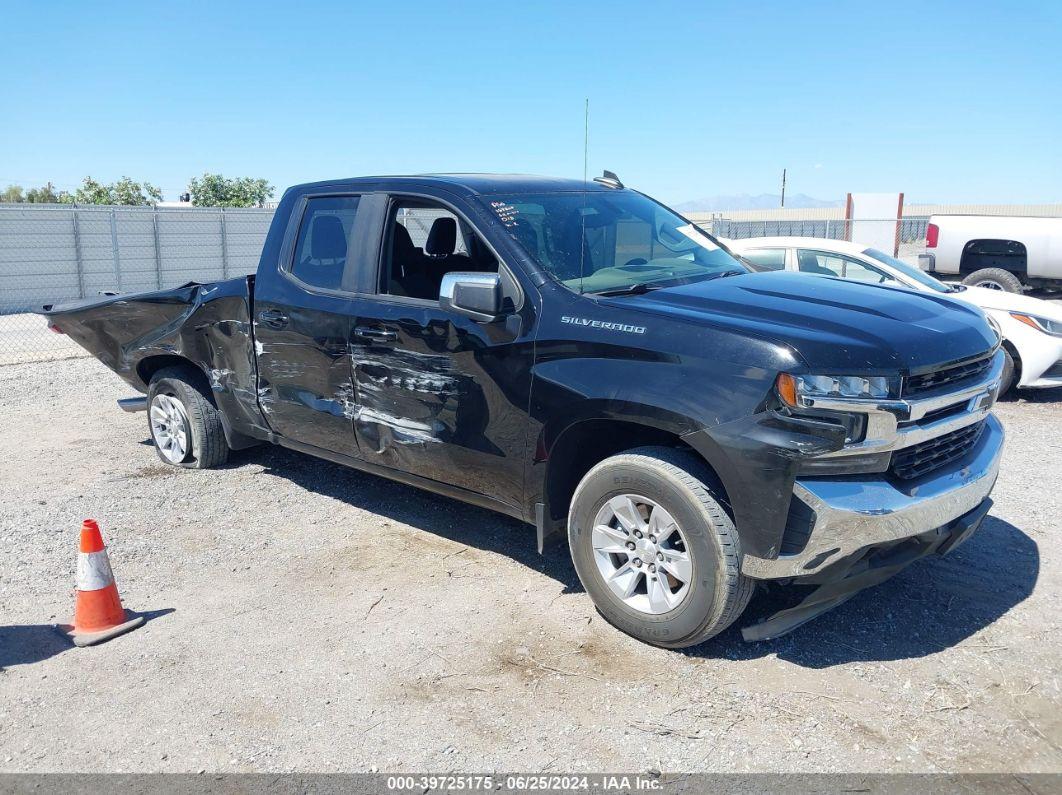 2019 CHEVROLET SILVERADO 1500 LT Black  Gasoline 1GCRWCEDXKZ210722 photo #1