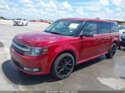 2013 FORD FLEX SEL Red  Gasoline 2FMGK5C87DBD33948 photo #3