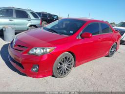 2013 TOYOTA COROLLA S Red  Gasoline 5YFBU4EE5DP149685 photo #3