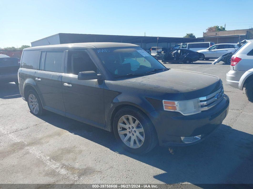 2011 FORD FLEX SEL Black  Gasoline 2FMGK5CC3BBD32796 photo #1