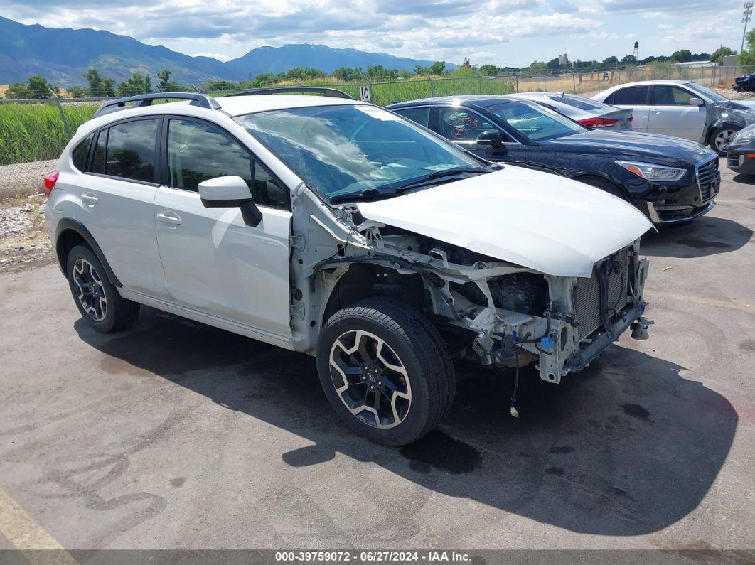 2017 SUBARU CROSSTREK 2.0I PREMIUM White  gas JF2GPABC0HH245421 photo #1