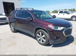 2019 CHEVROLET TRAVERSE 3LT Burgundy  Gasoline 1GNERHKW3KJ154458 photo #2