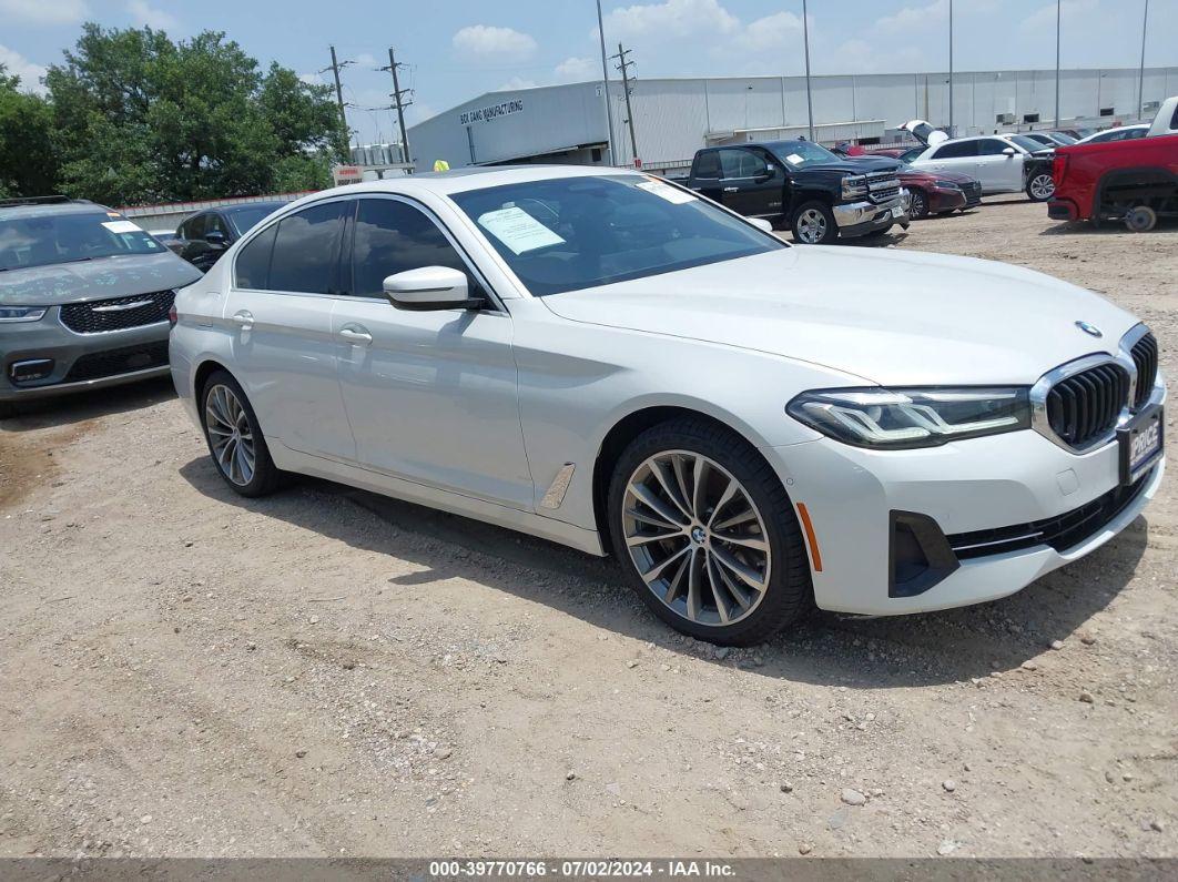 2021 BMW 540I XDRIVE White  Gasoline WBA73BJ05MCG02025 photo #1