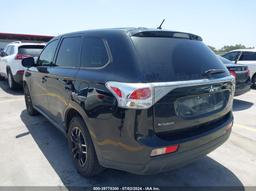 2014 MITSUBISHI OUTLANDER ES Black  Gasoline JA4AD2A35EZ017189 photo #4