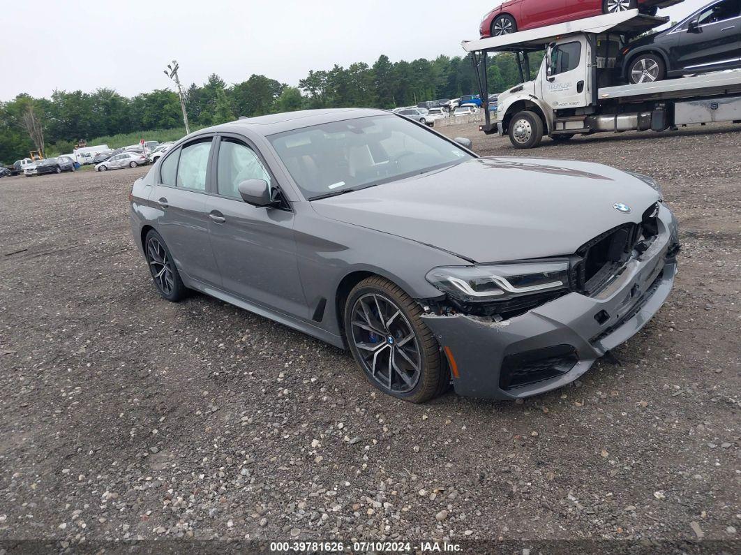 2021 BMW 540I XDRIVE Gray  Gasoline WBA73BJ09MCF56053 photo #1