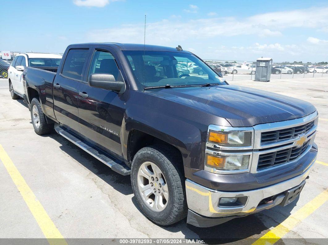 2014 CHEVROLET SILVERADO 1500 2LT Gray  Gasoline 3GCPCREC1EG159416 photo #1