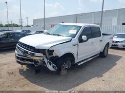 2019 FORD F-150 LARIAT White  Gasoline 1FTEW1E57KKC37946 photo #3