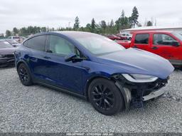 2022 TESLA MODEL X PLAID TRI MOTOR ALL-WHEEL DRIVE Blue  Electric 7SAXCBE64NF343565 photo #2