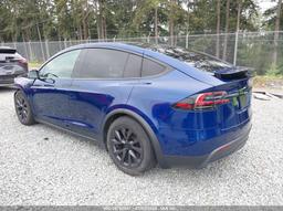 2022 TESLA MODEL X PLAID TRI MOTOR ALL-WHEEL DRIVE Blue  Electric 7SAXCBE64NF343565 photo #4