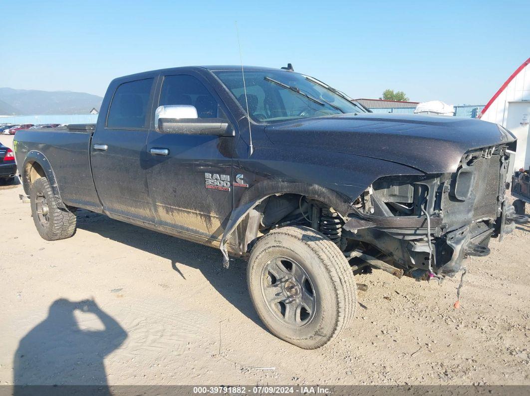 2017 RAM 3500 LARAMIE  4X4 8' BOX Black  Diesel 3C63R3JL8HG566807 photo #1