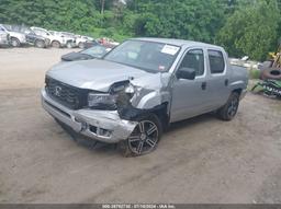 2014 HONDA RIDGELINE SPORT Silver  Gasoline 5FPYK1F78EB008306 photo #3