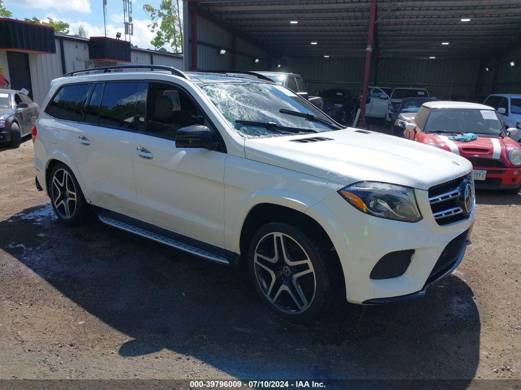 2019 MERCEDES-BENZ GLS 550 4MATIC White  Gasoline 4JGDF7DE0KB203777 photo #1