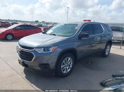 2021 CHEVROLET TRAVERSE FWD LS Gray  Gasoline 1GNERFKW9MJ227842 photo #3