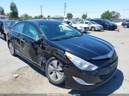 2015 HYUNDAI SONATA HYBRID LIMITED Black  Hybrid KMHEC4A47FA136307 photo #2