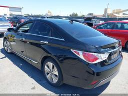 2015 HYUNDAI SONATA HYBRID LIMITED Black  Hybrid KMHEC4A47FA136307 photo #4