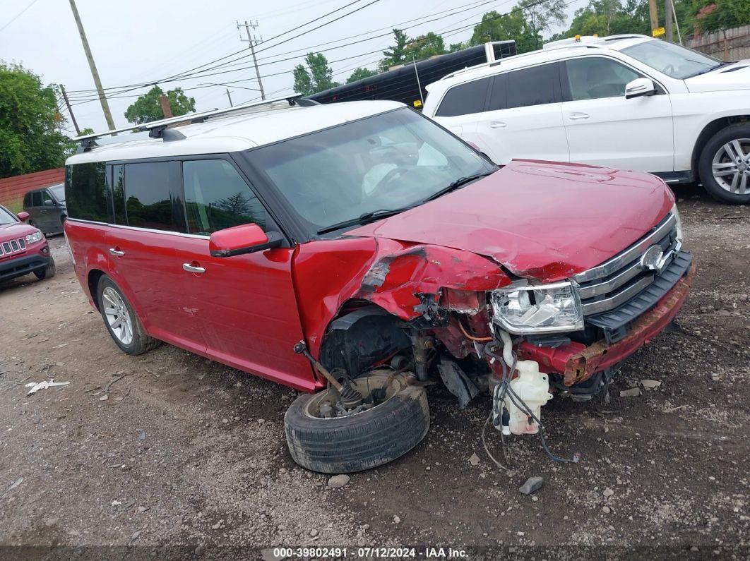 2011 FORD FLEX SEL Red  Gasoline 2FMGK5CC9BBD07532 photo #1