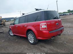 2011 FORD FLEX SEL Red  Gasoline 2FMGK5CC9BBD07532 photo #4